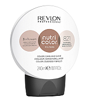 Revlon Professional Nutri Color Filters - Прямой краситель без аммиака, оттенок 821 Серебристо-бежевый, 240 мл